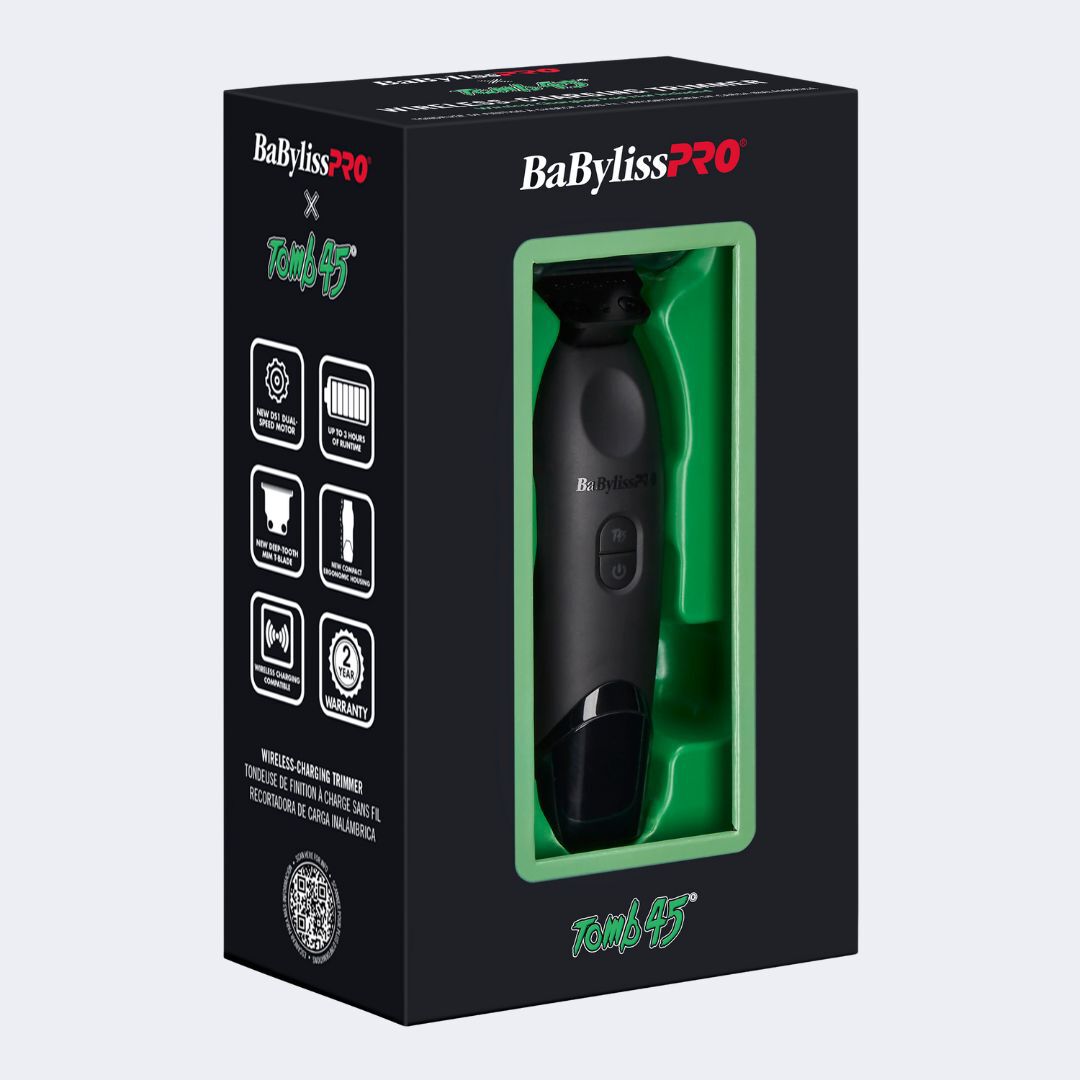 BaBylissPRO x Tomb45® Wireless-Charging Hair Trimmer | BaBylissPRO